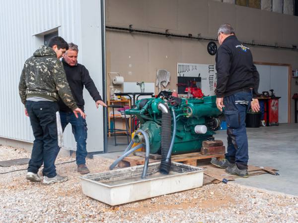 Mise en eau du moteur